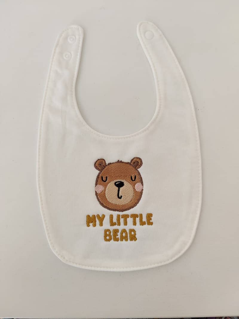 Bavaglino Scritta My Little Bear