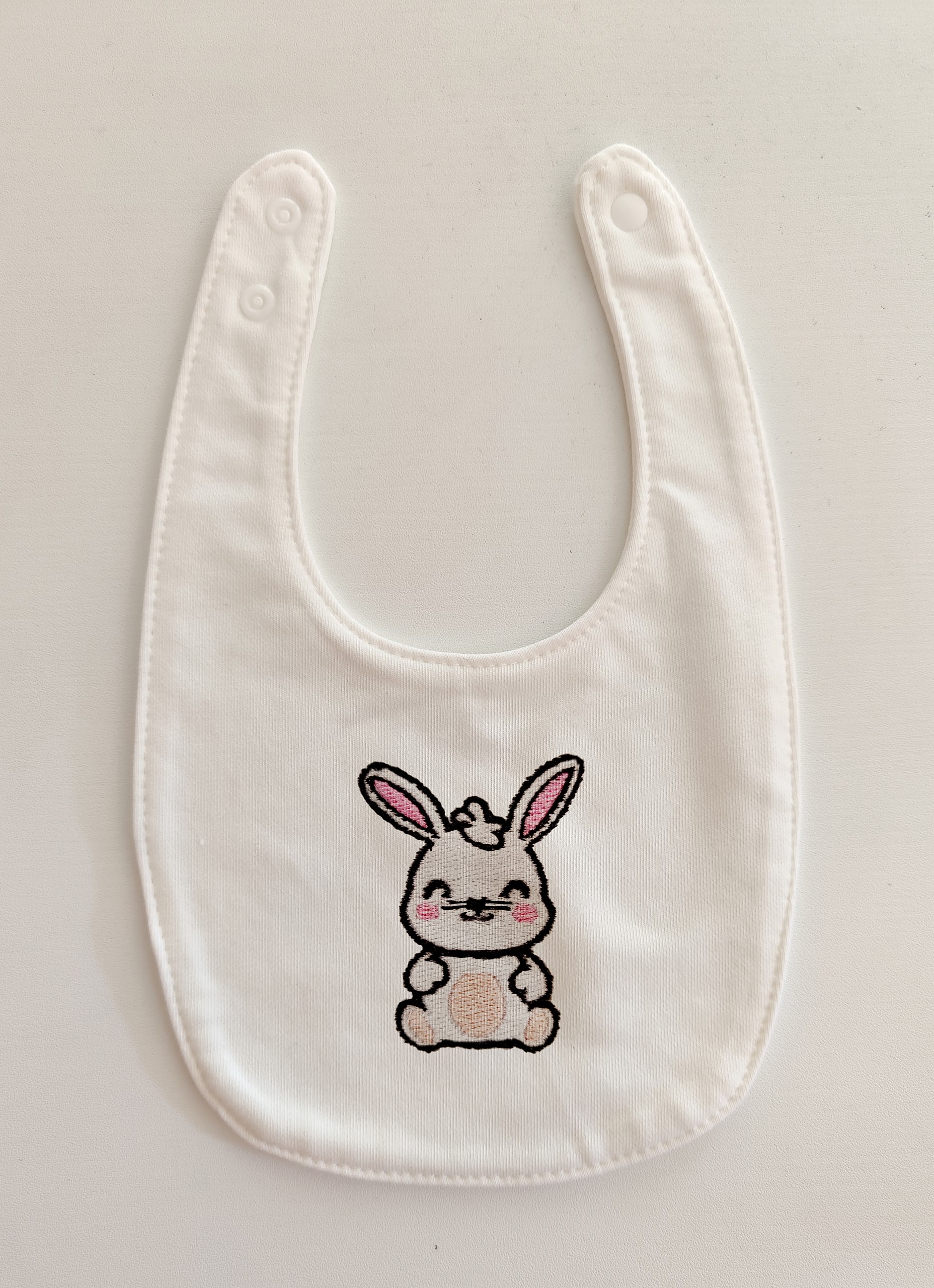 Bavaglino Con Disegno Hoppy Coniglietto