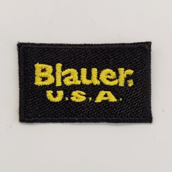 Toppa Rettangolo Nero Blauer U.S.A.
